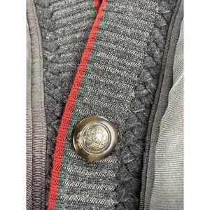 Vintage Umberto Bilancioni Replacement Circle Coat Button Brown Crest Logo Italy